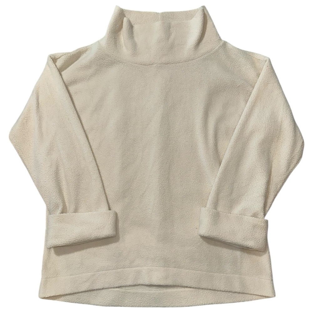 Loft Cowl Neck Fleece Pullover Sweater Tunic